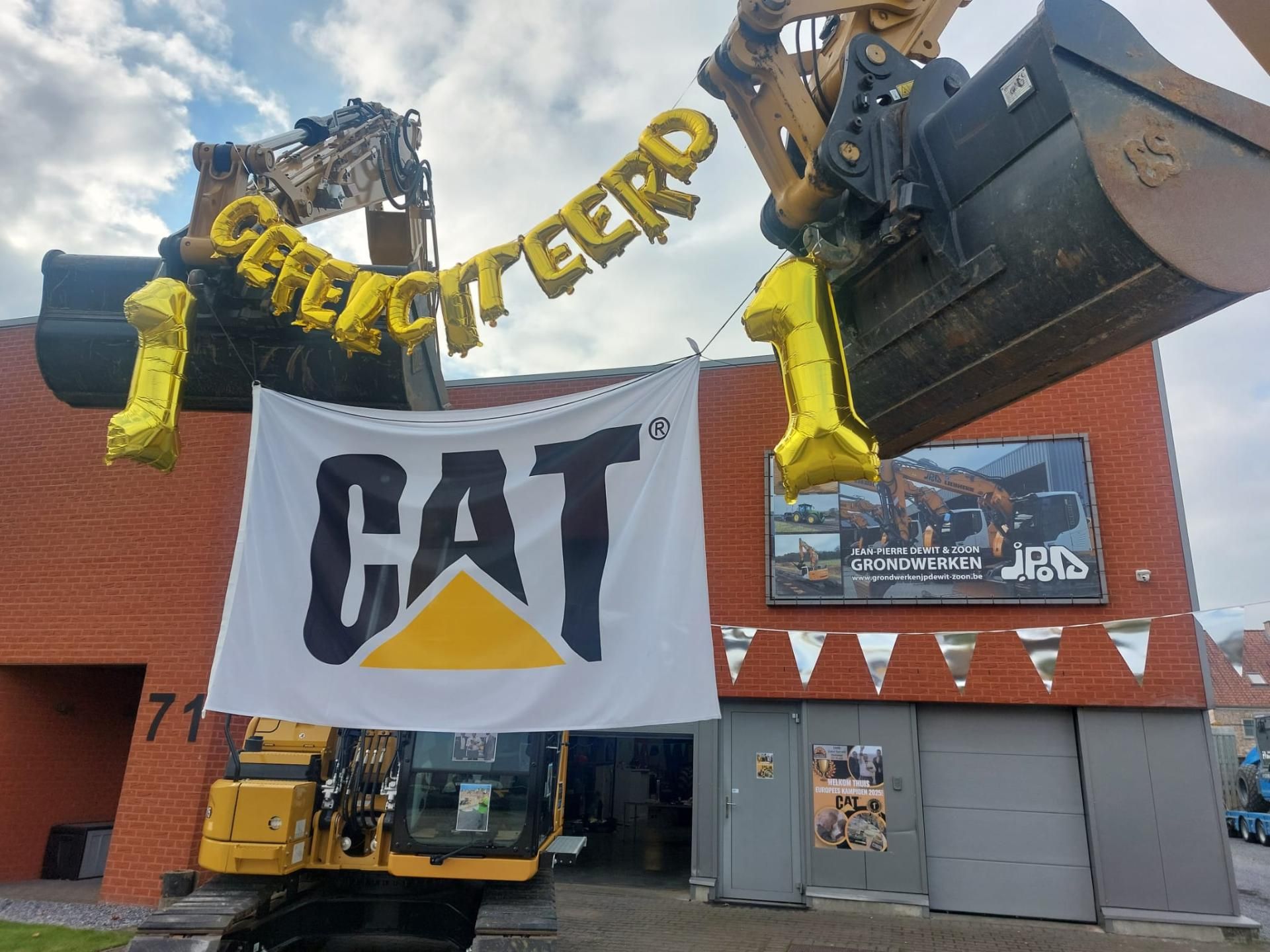 Europees kampioen global cat operator gunter dewit