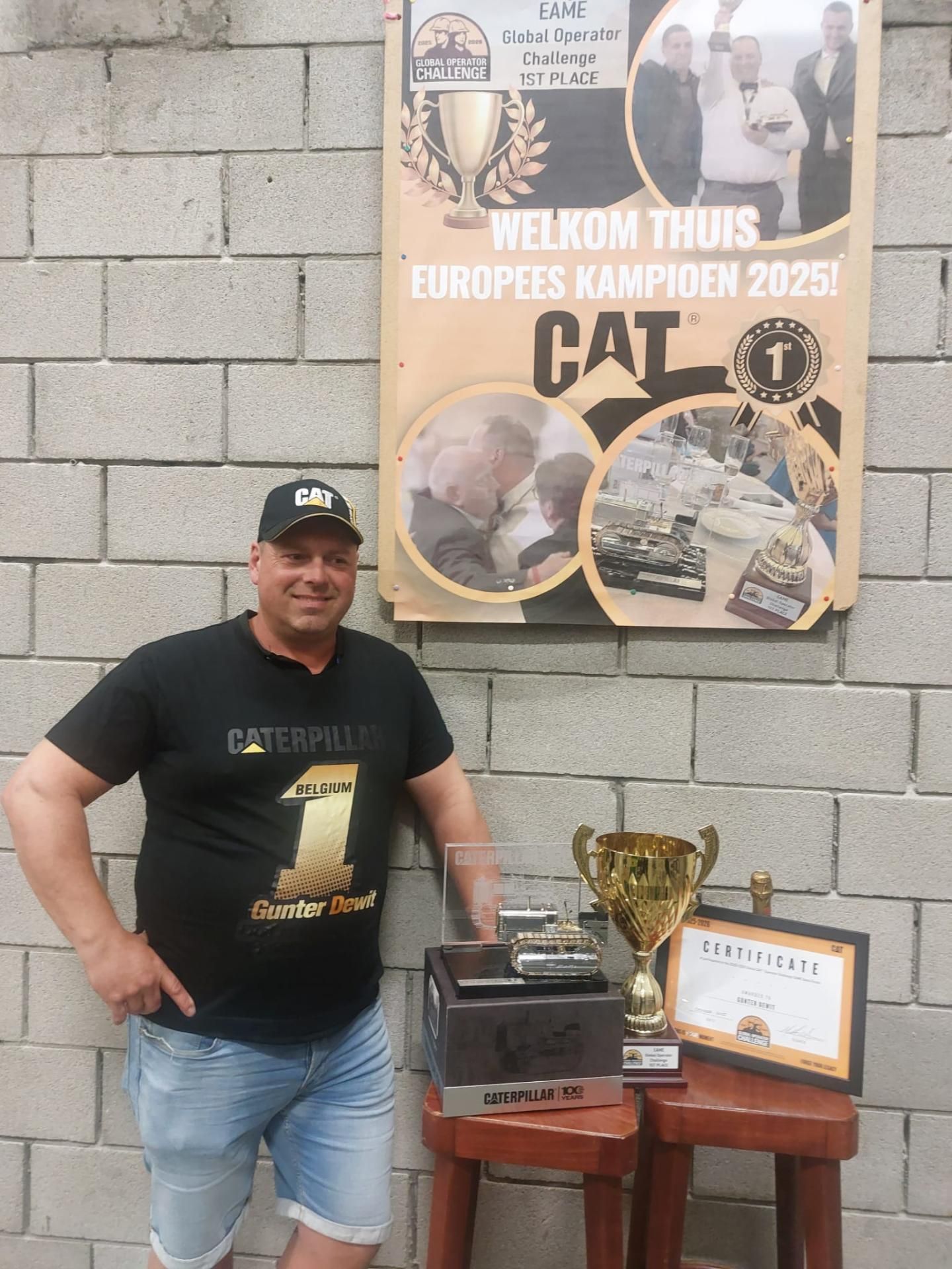 Gunter dewit europees kampioen global operator